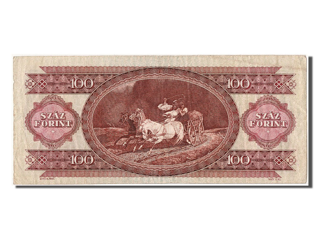 Banknot, Węgry, 100 Forint, 1989, 1989-01-10, EF(40-45)