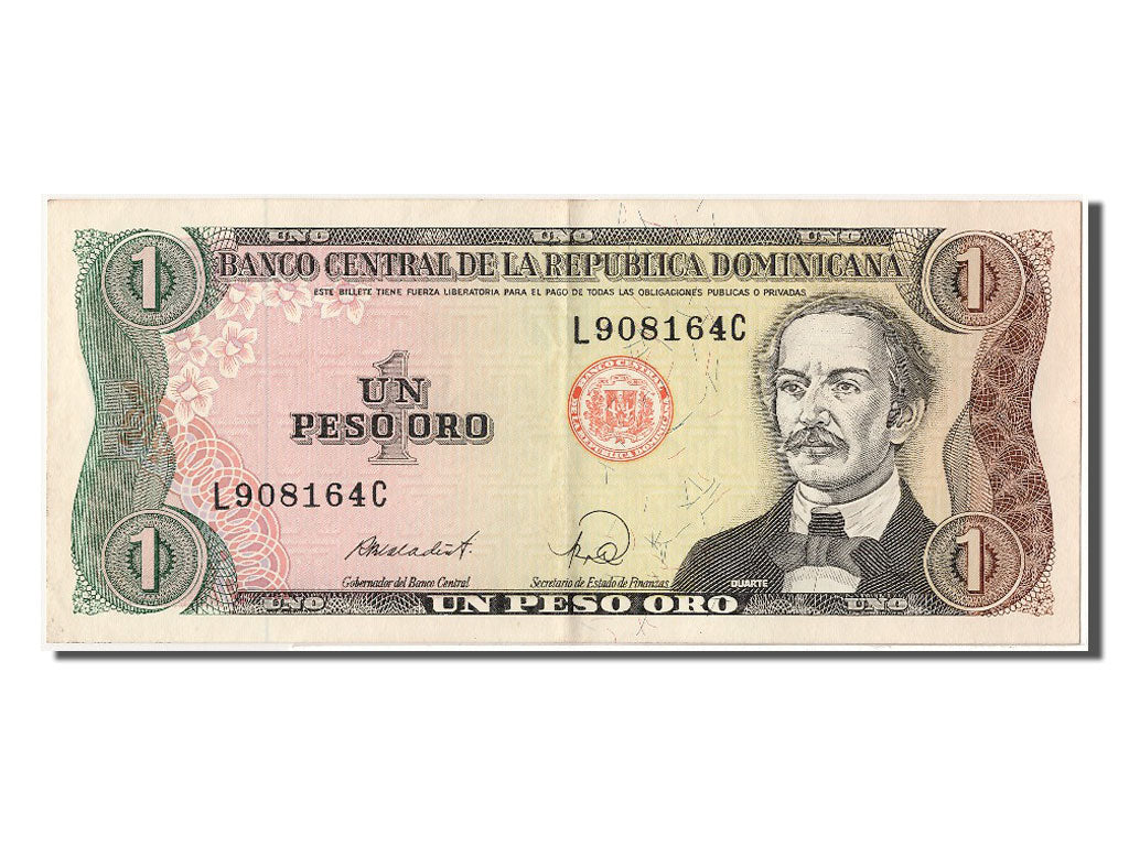 Billete, 1 Peso Oro, 1988, República Dominicana, SC