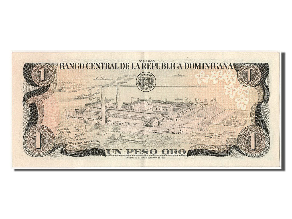 Billete, 1 Peso Oro, 1988, República Dominicana, SC