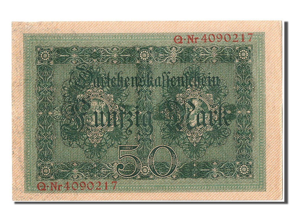 Banknote, Germany, 50 Mark, 1914, 1914-08-05, UNC(60-62)