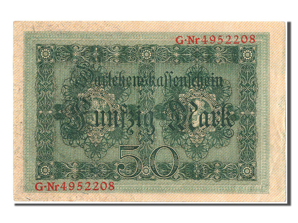 Banknote, Germany, 50 Mark, 1914, 1914-08-05, AU(55-58)
