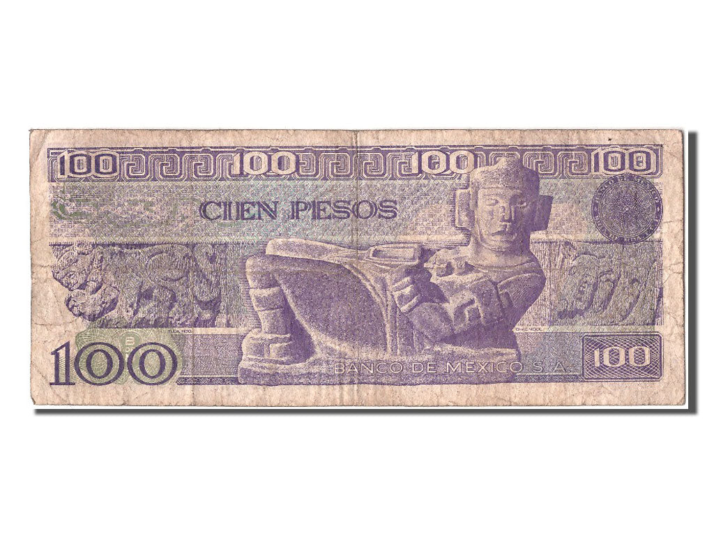 Banconote, Messico, 100 Pesos, 1982, 1982-03-25, MB