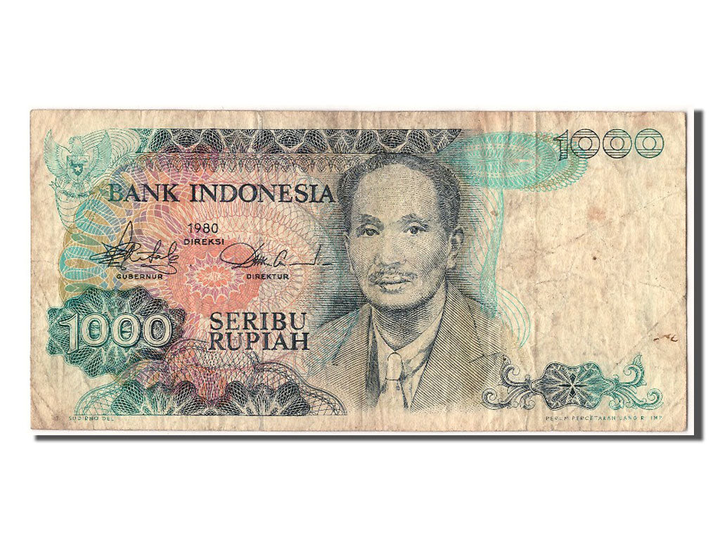 Banknote, Indonesia, 1000 Rupiah, 1980, VF(20-25)