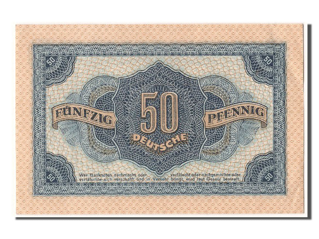 Banknote, Germany - Democratic Republic, 50 Deutsche Pfennig, 1948, UNC(63)