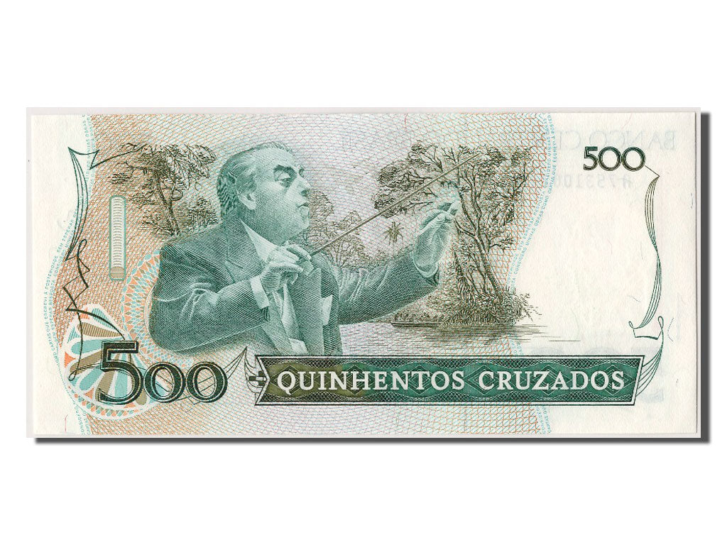 Banknote, Brazil, 500 Cruzados, UNC(65-70)