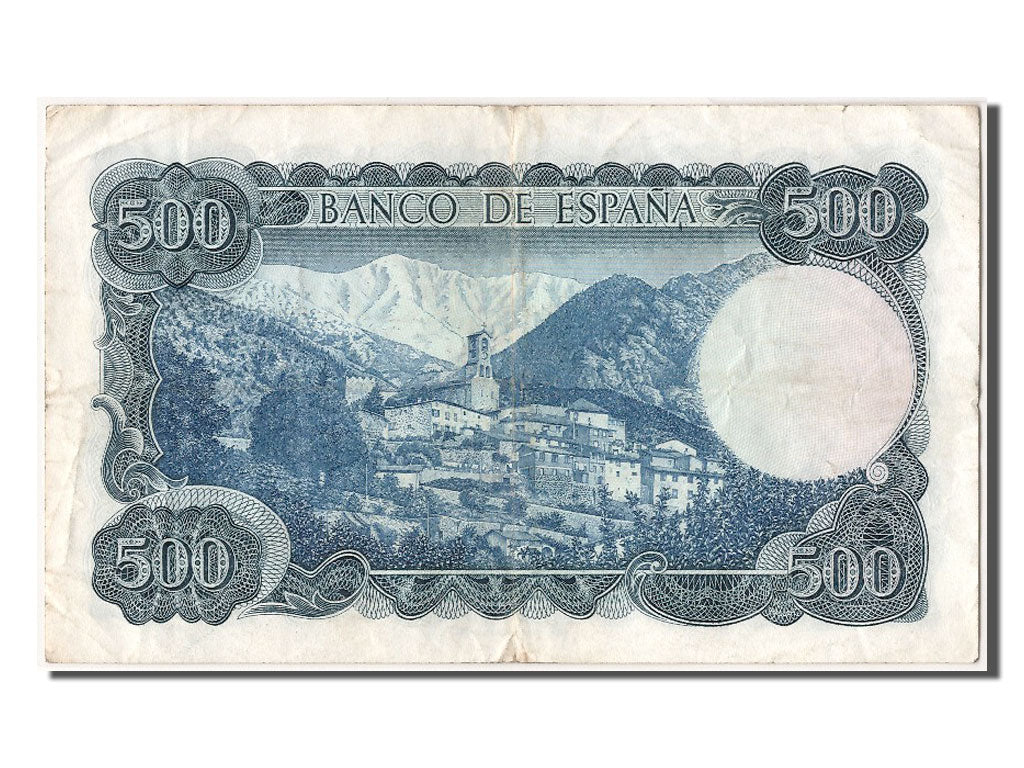 Banknot, Hiszpania, 500 Pesetas, 1971, 1971-07-23, EF(40-45)