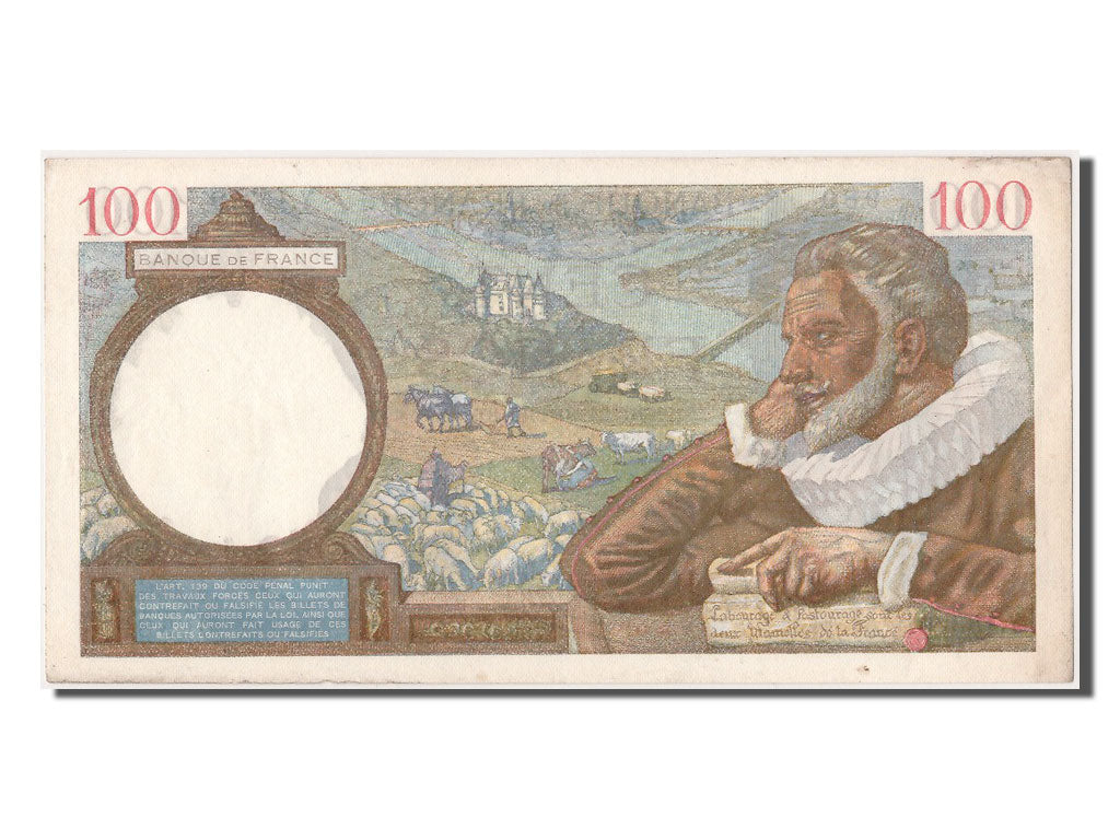 Banknot, Francja, 100 Francs, Sully, 1940, 1940-10-24, UNC(60-62)