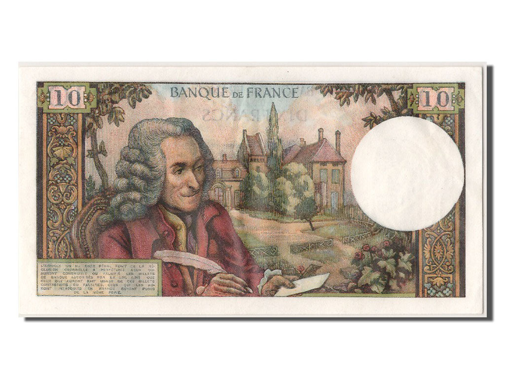 Billete, Francia, 10 Francs, 10 F 1963-1973 ''Voltaire'', 1969, 1969-08-07, SC