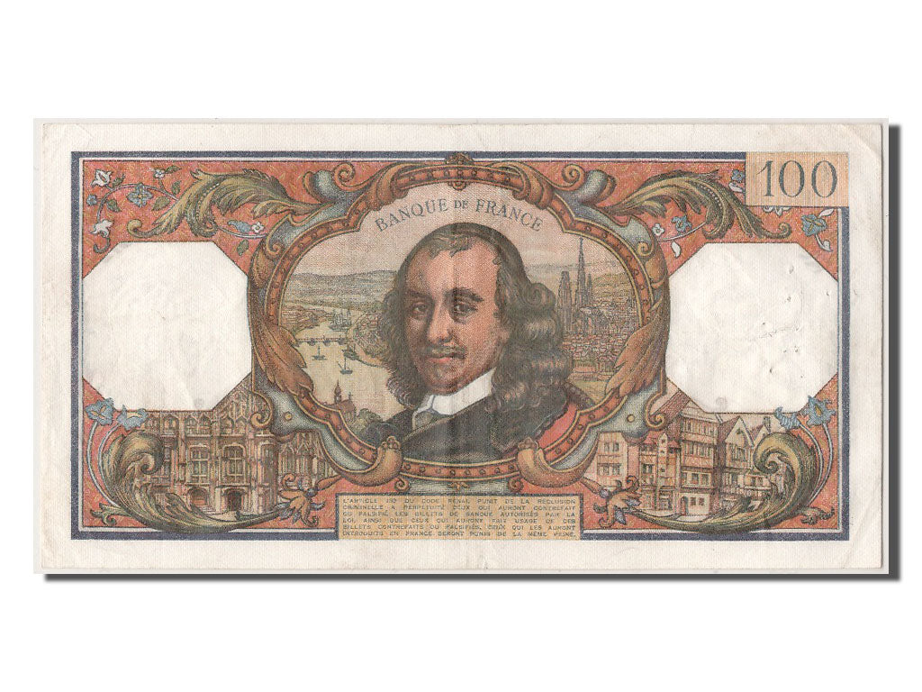 Billete, Francia, 100 Francs, 100 F 1964-1979 ''Corneille'', 1966, 1966-06-02