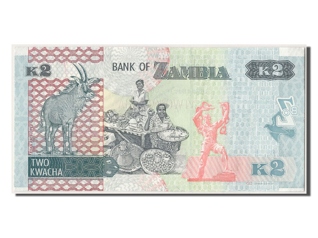 Billete, 2 Kwacha, 2012, Zambia, UNC