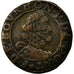 Moneda, ESTADOS FRANCESES, CHATEAU-RENAUD, 2 Deniers, Tournois, MBC, Cobre