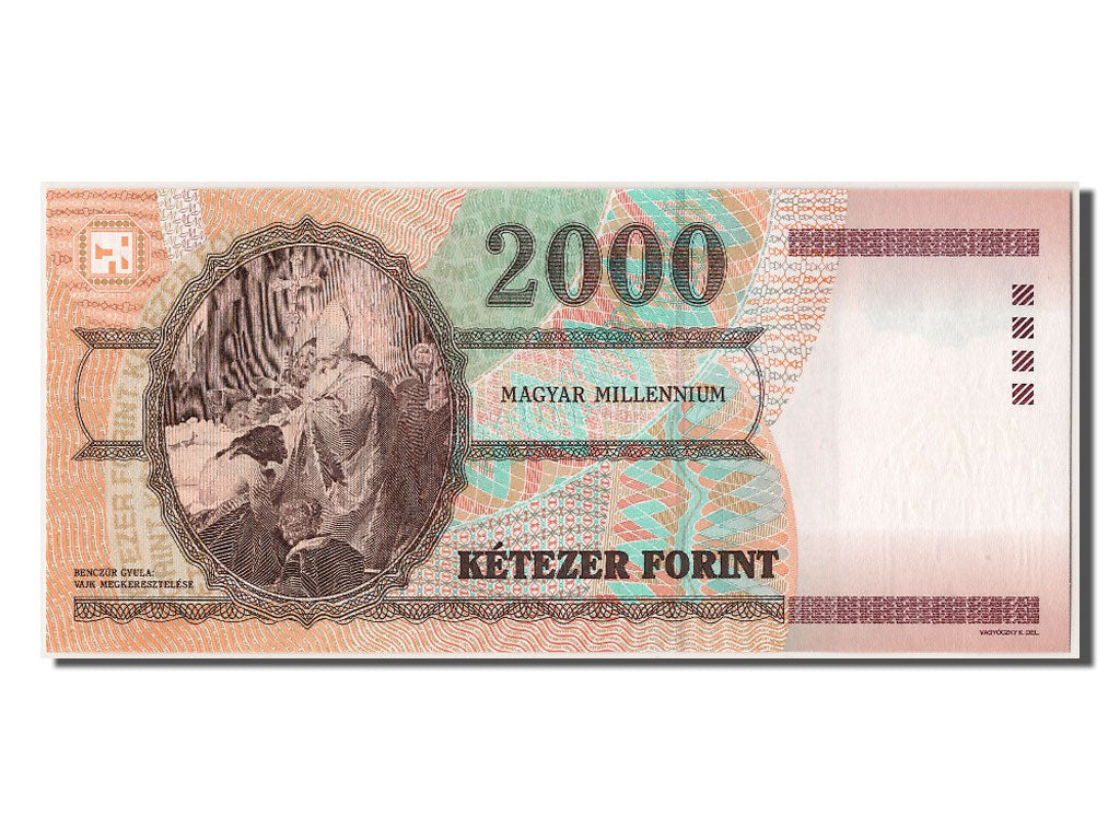 Banknot, Węgry, 2000 Forint, 2000, 2000-08-20, UNC(65-70)