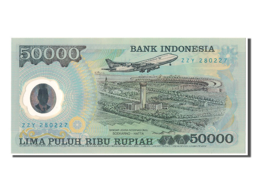 Banconote, Indonesia, 50,000 Rupiah, 1993, FDS