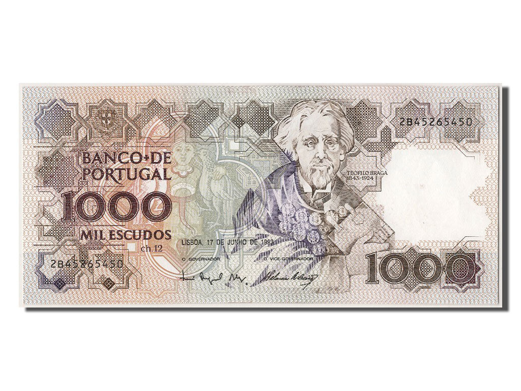 Banknote, Portugal, 1000 Escudos, 1993, 1993-06-17, UNC(65-70)