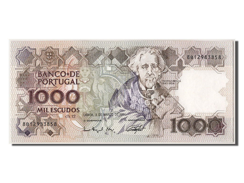 Banknote, Portugal, 1000 Escudos, 1994, 1994-03-03, UNC(65-70)