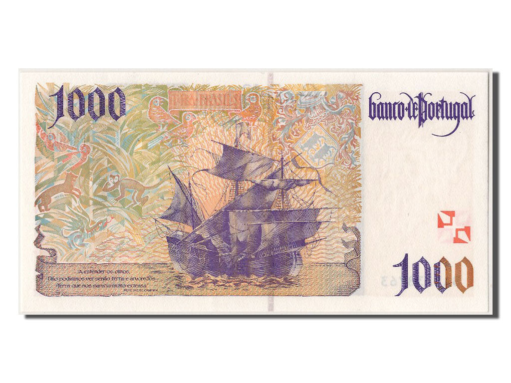 Banknote, Portugal, 1000 Escudos, 1996, 1996-10-31, UNC(65-70)