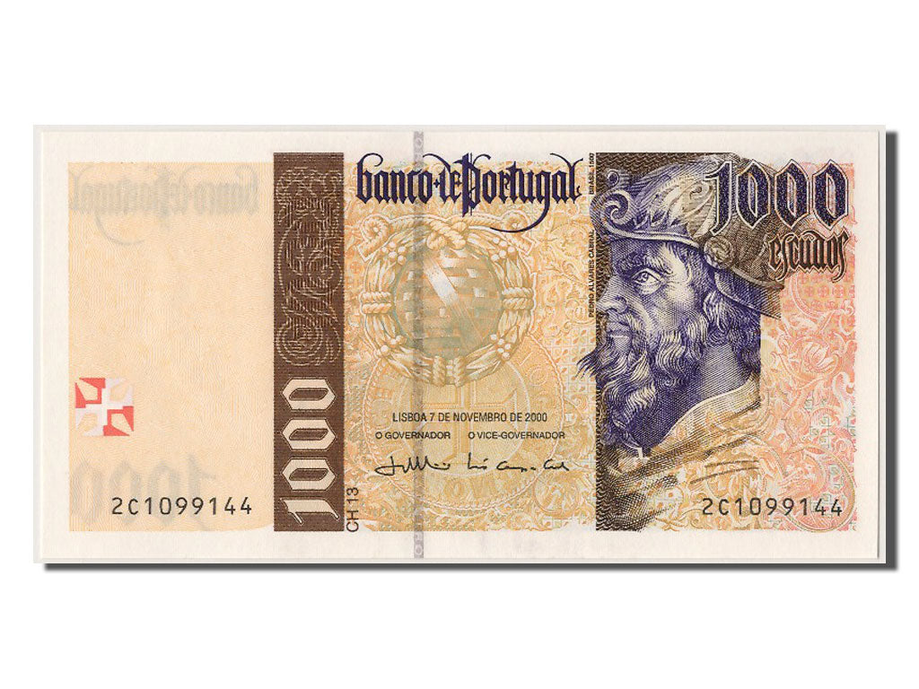 Banknote, Portugal, 1000 Escudos, 2000, 2000-11-07, UNC(65-70)