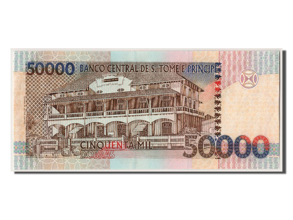 Billet, Saint Thomas and Prince, 50,000 Dobras, 1996, 1996-10-22, KM:68a, NEUF