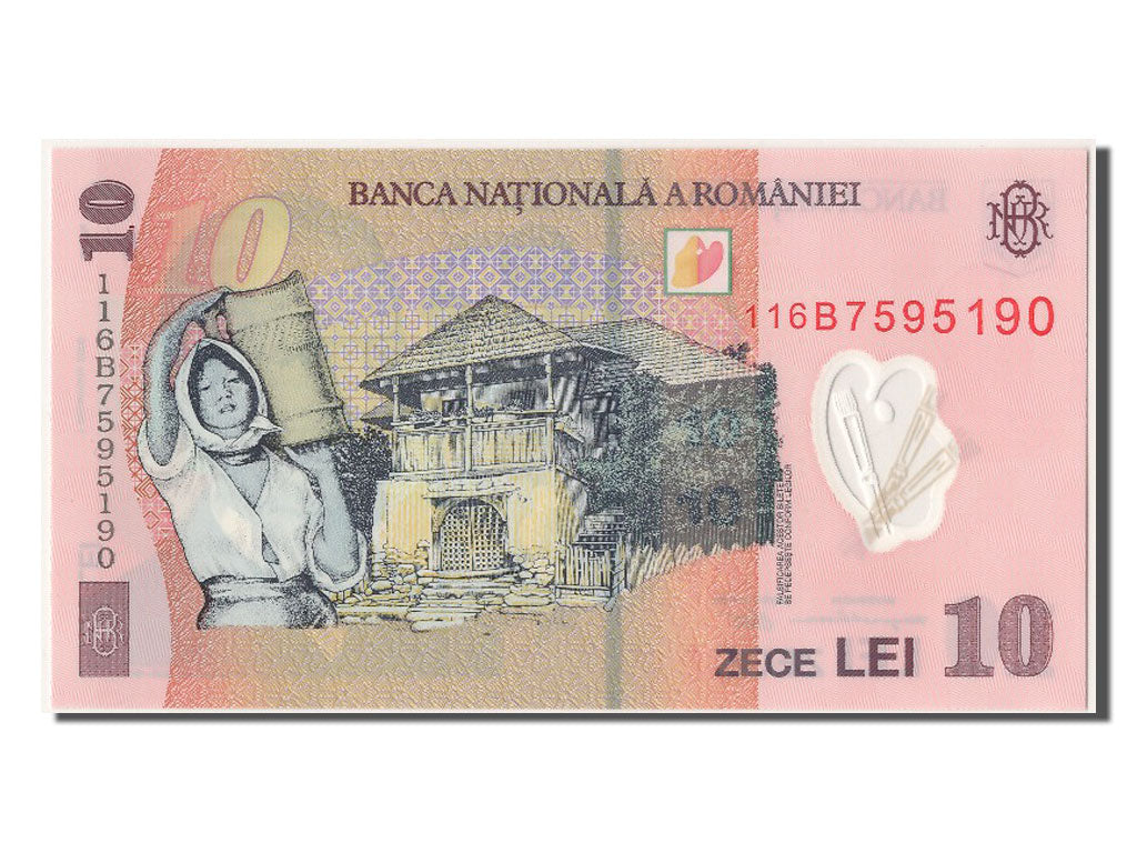 Geldschein, Rumänien, 10 Lei, 2008, 2008-12-01, UNZ