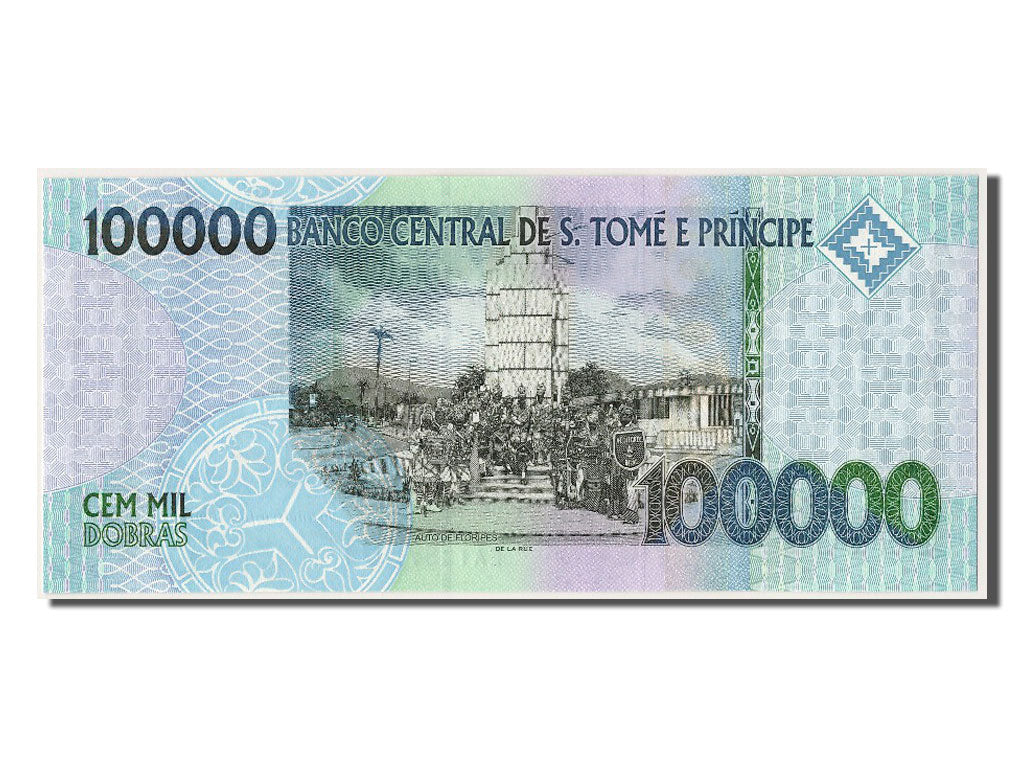 Banknote, Saint Thomas and Prince, 100,000 Dobras, 2010, 2010-12-10, UNC(65-70)