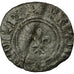 Moneda, Francia, Denier Tournois, Troyes, BC+, Vellón, Duplessy:402A