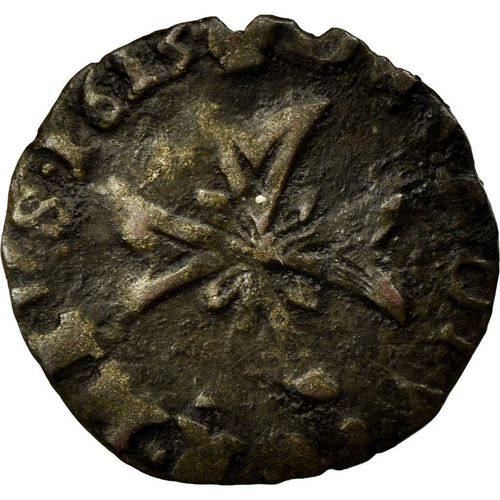 Monnaie, FRENCH STATES, DOMBES, Liard, 1613, Trévoux, TB, Billon