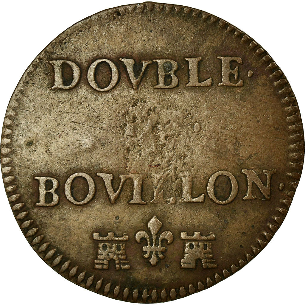 Coin, FRENCH STATES, BOUILLON & SEDAN, Geoffrey Maurice, 2 Liards, Bouillon