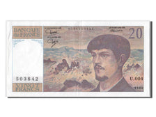 Banknote, France, 20 Francs, 20 F 1980-1997 ''Debussy'', 1980, AU(55-58)