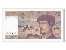 Billet, France, 20 Francs, 20 F 1980-1997 ''Debussy'', 1980, SUP, Fayette:66.1