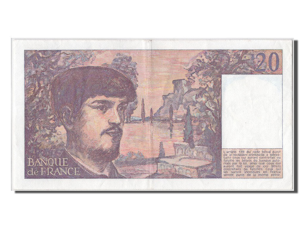 Billet, France, 20 Francs, 20 F 1980-1997 ''Debussy'', 1980, SUP, Fayette:66.1
