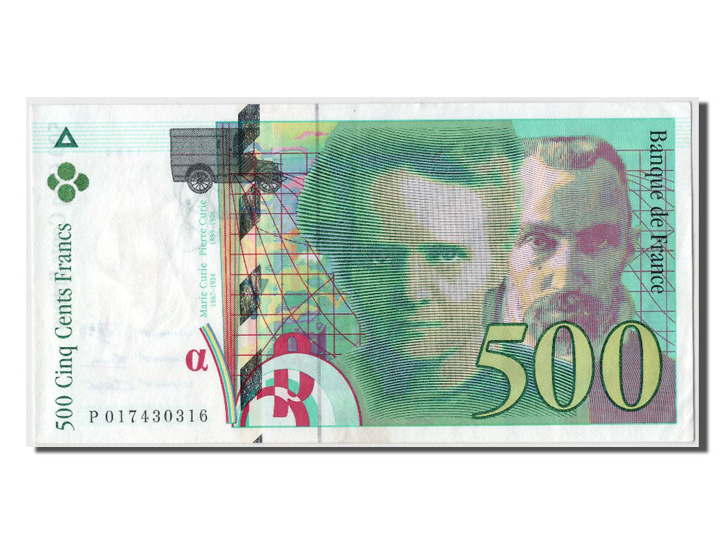 Billet, France, 500 Francs, 500 F 1994-2000 ''Pierre et Marie Curie'', 1994