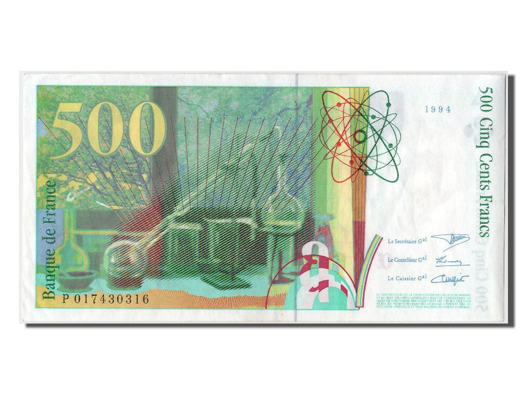 Billet, France, 500 Francs, 500 F 1994-2000 ''Pierre et Marie Curie'', 1994