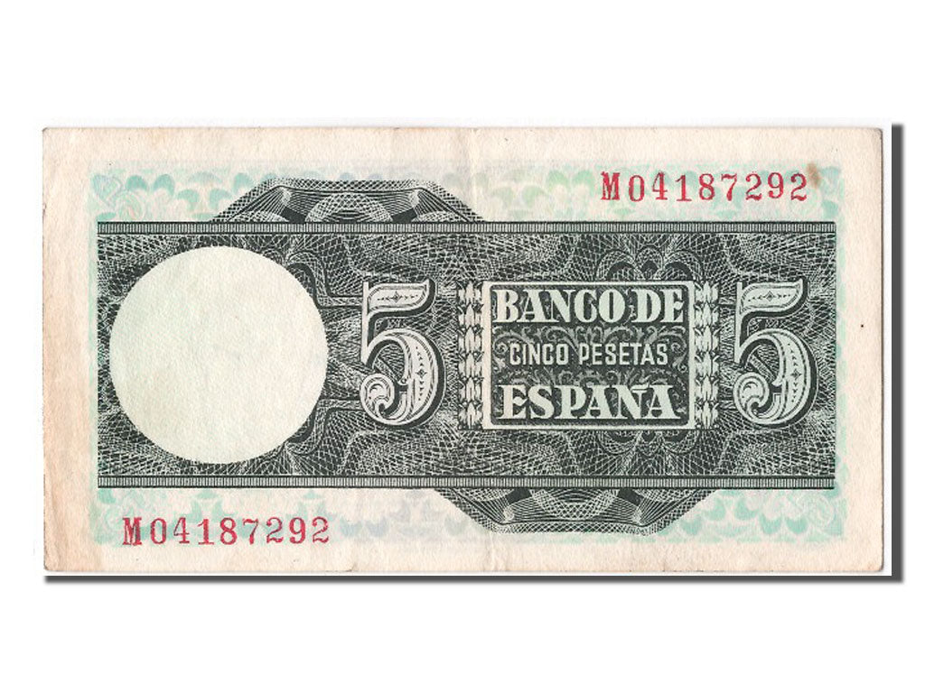 Billete, 5 Pesetas, 1948, España, 1948-03-05, EBC+
