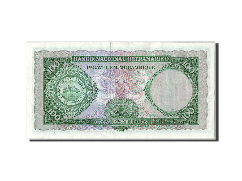 Banknot, Mozambik, 100 Escudos, 1961, 1961-03-27, UNC(63)