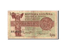 Banconote, Spagna, 1 Peseta, 1937, MB+