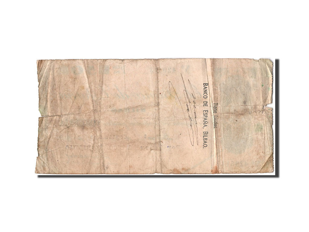 Banknot, Hiszpania, 50 Pesetas, 1936, 1936-09-01, VF(20-25)