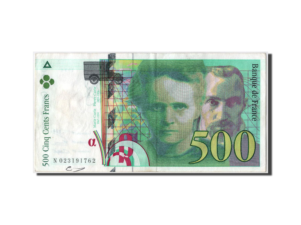 Biljet, Frankrijk, 500 Francs, 500 F 1994-2000 ''Pierre et Marie Curie'', 1994