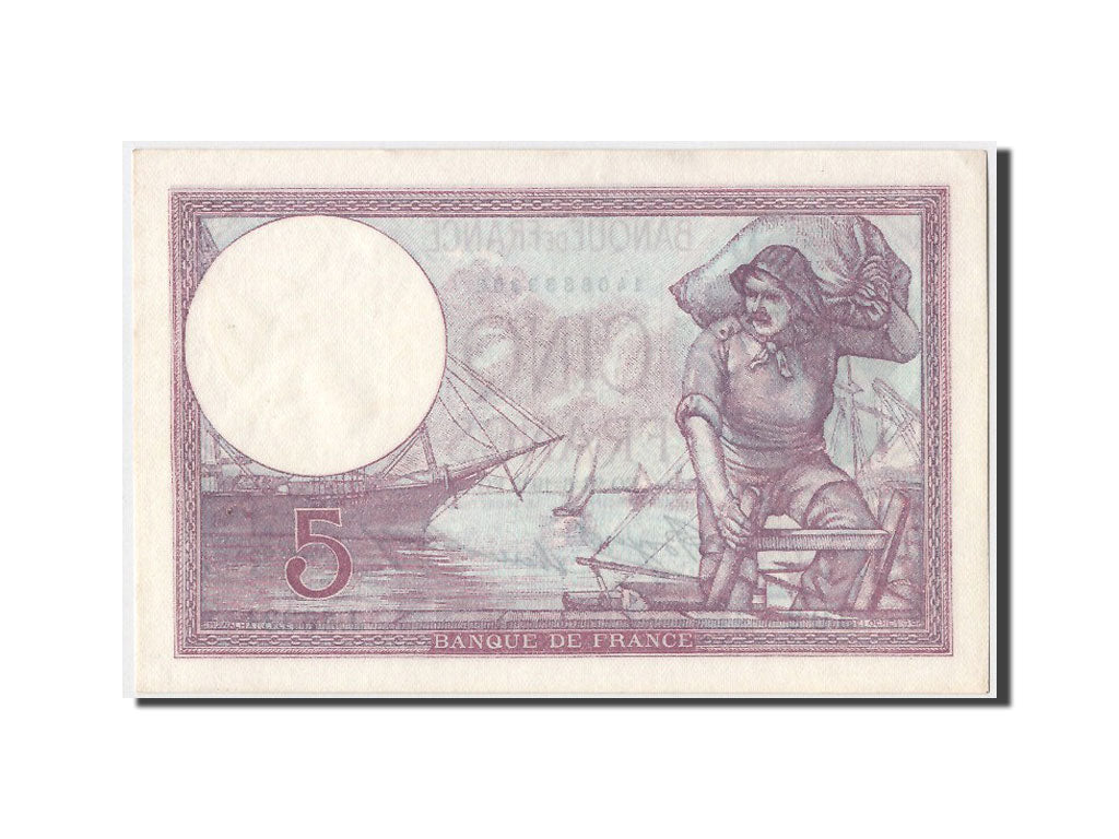Banknote, France, 5 Francs, 5 F 1917-1940 ''Violet'', 1933, 1933-06-22