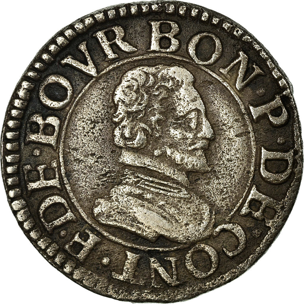 Coin, FRENCH STATES, CHATEAU-RENAUD, 2 Deniers, Tournois, AU(50-53), Copper