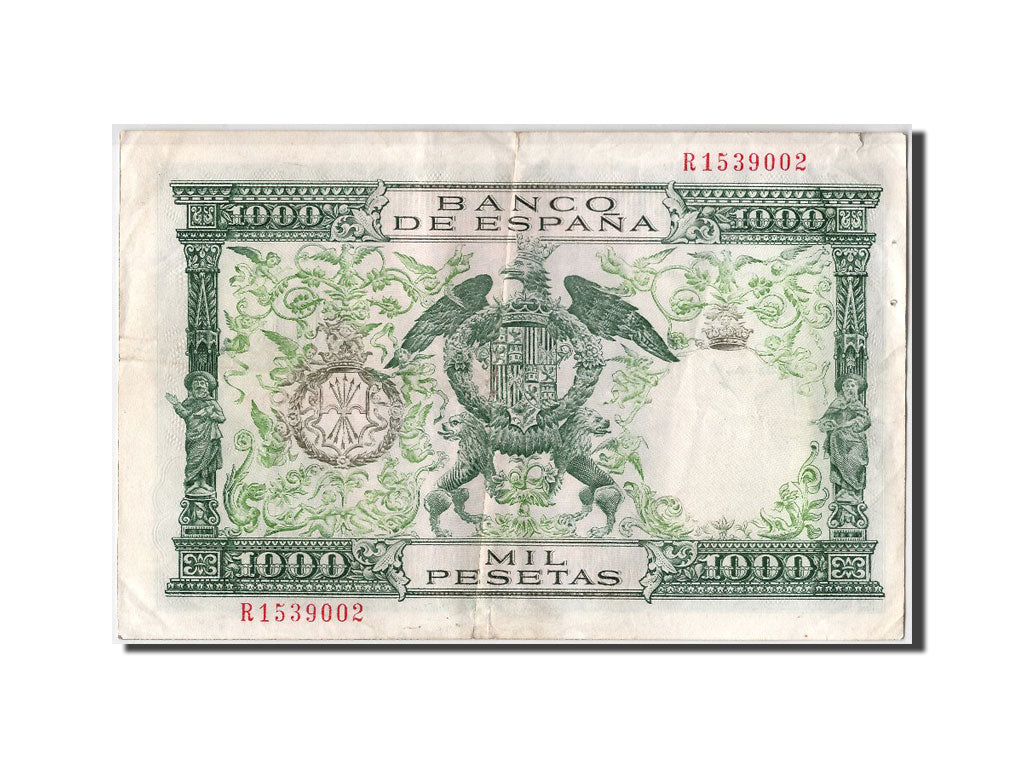 Biljet, Spanje, 1000 Pesetas, 1957, 1953-11-29, TTB