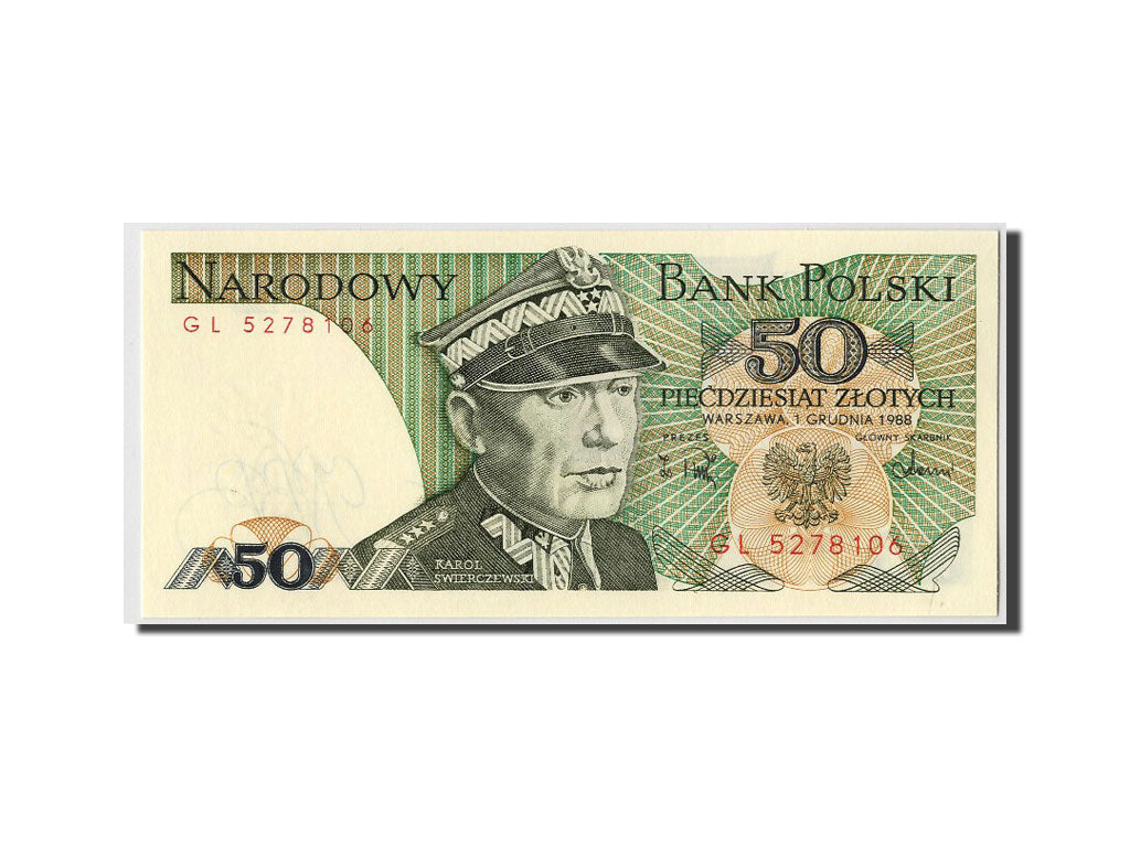 Banknote, Poland, 50 Zlotych, 1988, 1988-12-01, UNC(65-70)