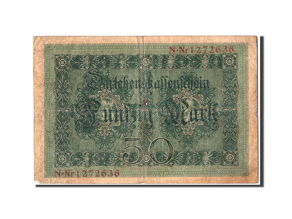 Geldschein, Deutschland, 50 Mark, 1914, 1914-08-05, S