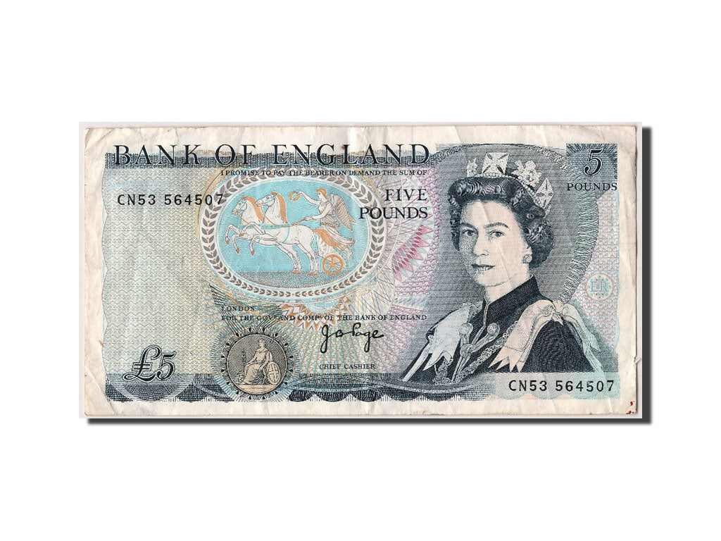 Geldschein, Großbritannien, 5 Pounds, SS