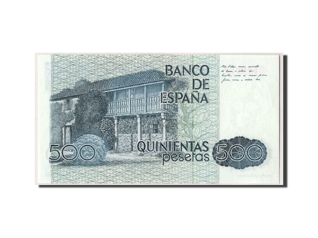 Banconote, Spagna, 500 Pesetas, 1979, 1979-10-23, FDS
