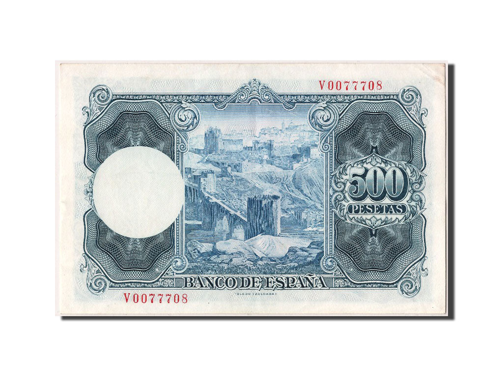 Espagne, 500 Pesetas, 1954-07-22, SUP