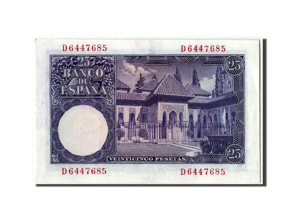 Billete, 25 Pesetas, 1954, España, 1954-07-22, UNC