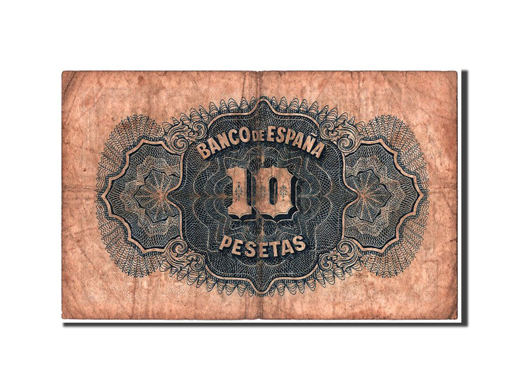 Banknote, Spain, 10 Pesetas, 1935, VF(20-25)