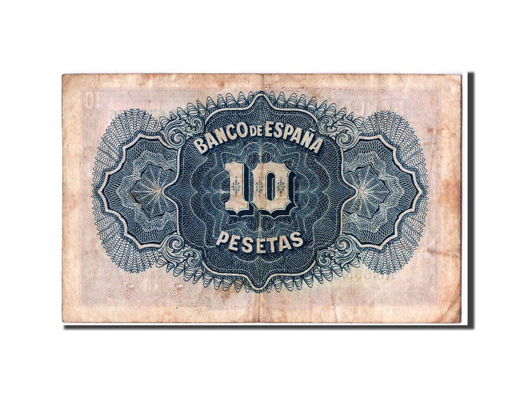 Banknote, Spain, 10 Pesetas, 1935, EF(40-45)