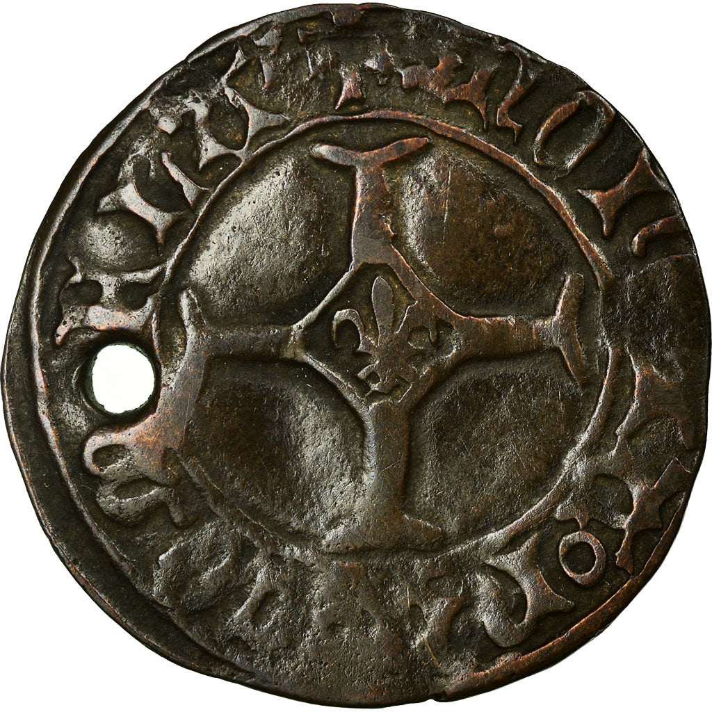 Coin, France, Double Mite, EF(40-45), Billon, Boudeau:2271