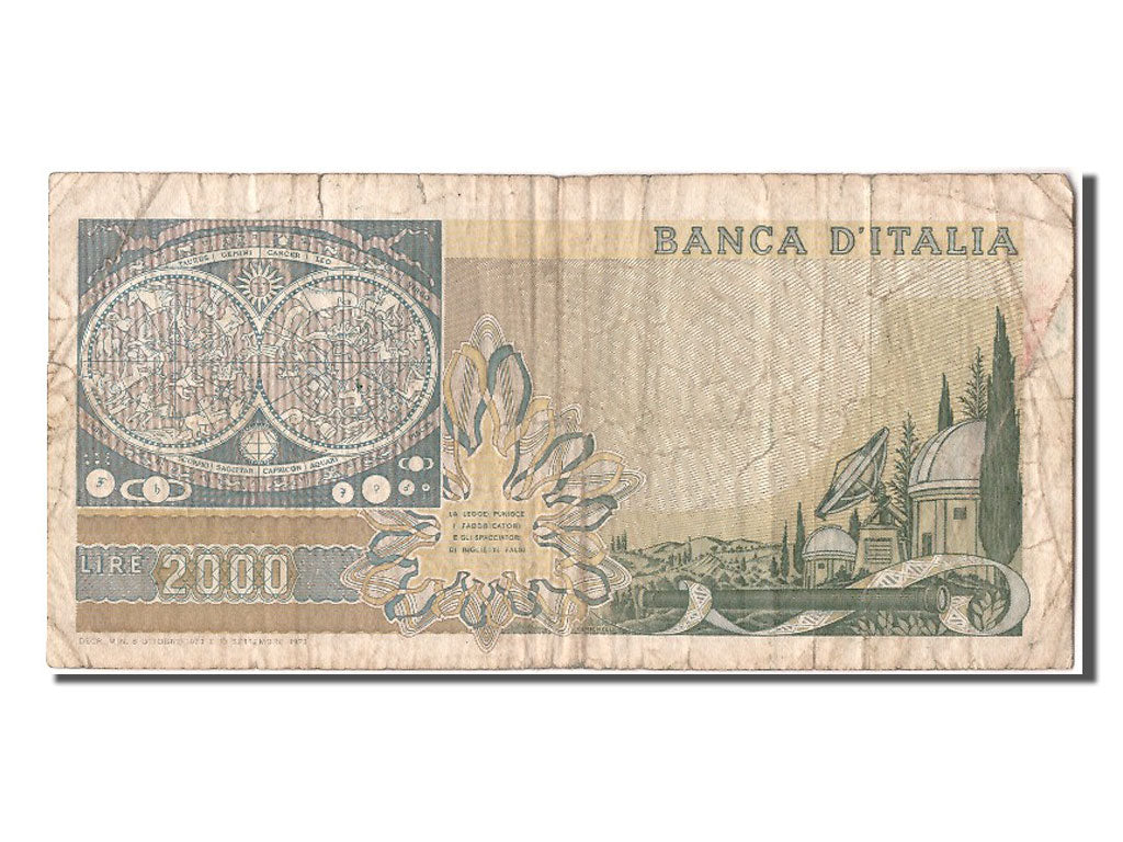 Geldschein, Italien, 2000 Lire, 1973, 1973-10-08, S